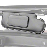 TMI Vinyl Sun Visors w/ Mirrors- Convertible - Black (87-93 All) - TMI 21-74007-958