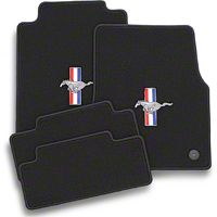 Dark Charcoal Floor Mats - Pony Logo (13-14 All)
