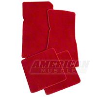 Red Floor Mats (79-93 All) - AM Floor Mats 12307