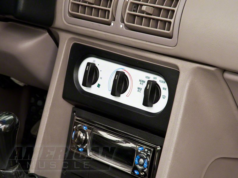 Mustang White A/C Gauge Face (90-93)
