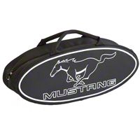 Black Running Pony Canvas Tote Bag