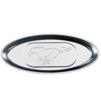 Stainless Steel Magnetic Parts Tray - Pony Logo - AM Accessories F700MSS