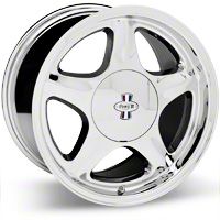 Chrome Pony R Wheel - 17x10 (87-93; Excludes 93 Cobra)