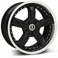 Black Shelby Razor Wheel - 18x9 (05-14 GT, V6) - Carroll Shelby Wheels SB198B8966A