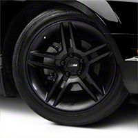 WheelBands Kit - Black w/ Royal Blue Insert (79-14 All) - AmericanMuscle Wheels WB-RB-BU