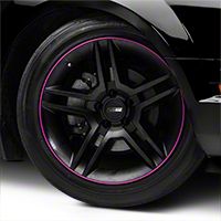 WheelBands Kit - Black w/ Pink Insert (79-14 All)