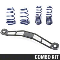 SR Performance Strut Tower Brace & Lowering Spring Kit - Black (05-14 GT, V6) - SR Performance 41143||53151