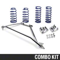SR Performance Strut Tower Brace & Lowering Spring Kit - Chrome (94-04 GT) - SR Performance 41112||41293||53150