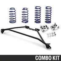 SR Performance Strut Tower Brace & Lowering Spring Kit - Black (94-04 GT) - SR Performance 41142||41293||53150