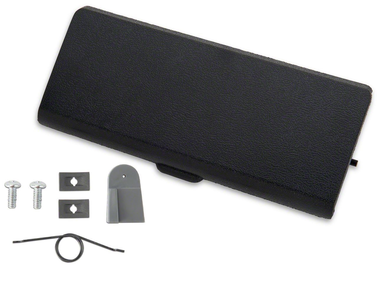 Ash Tray Door and Repair Kit - Black (87-93 All) - AM Restoration E7ZZ-6104786-BK||1000-108||12169||95600