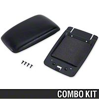Center Console Arm Rest Kit - Black (87-93 All) - AM Restoration 87232||94366||94389