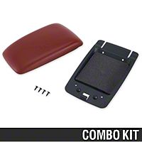 Center Console Arm Rest Kit - Red (87-93 All) - AM Restoration 87232||94367||94389