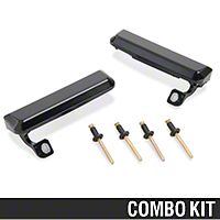 Outer Door Handle Resto Kit - Black (79-93 All) - AM Restoration 87202||94304||94305