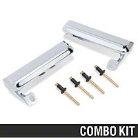 Outer Door Handle Resto Kit - Chrome (79-93 All) - AM Restoration 87202||94417||94418