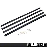 Exterior Door to Window Molding And Seal Kit - Coupe/Hatchback (87-93 All) - AM Restoration 87233||94306||94308