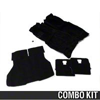 Floor and Hatch Carpet Kit - Black (87-93 Hatchback) - AM Restoration 50102||50104