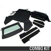 Convertible Top Kit - Black (83-90 All) - AM Restoration 95009||95011||95049||95057