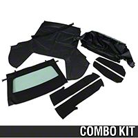 Convertible Top Kit - Black (91-93 All) - AM Restoration 95010||95011||95050||95057