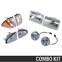 Headlight and Fog Light Kit (87-93 GT) - AM Lights 49320||94324