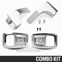 Billet Interior Door Handle And Bezel kit (79-93 All) - AM Restoration 87209||891||94201||94202