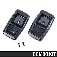 Black Inner Door Handle Bezel Kit (79-93 All) - AM Restoration 87209||94313
