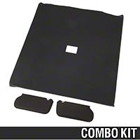 Cloth Sunvisor And Headliner Kit - Black (92-93 Coupe) - AM Restoration 81578-C||20-73000-1559||95500||069948SB1559