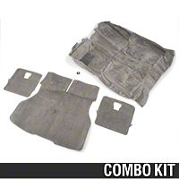 Floor and Hatch Carpet Kit - Titanium Gray (87-93 Hatchback) - AM Restoration 49801||49810