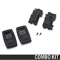 Interior Door Handle and Bezel Kit - Black (79-93 All) - AM Restoration 17543||17544||87209||94313