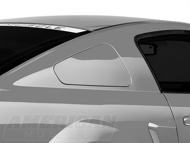 MMD GT350 Style Window Covers; Pre-Painted (05-09 Mustang Coupe)