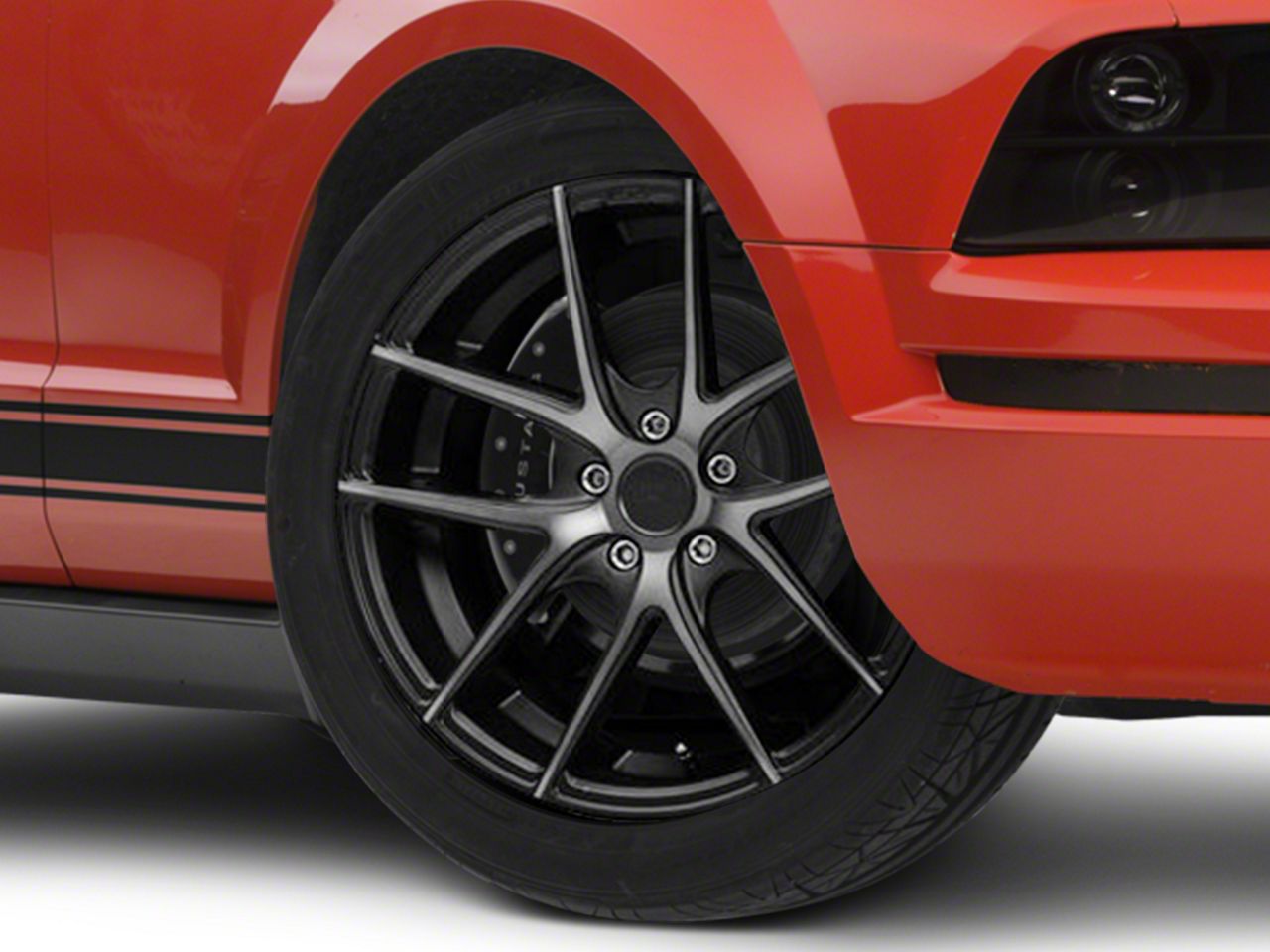 Niche Targa Matte Black Wheel; Rear Only; 19x9.5 (05-09 Mustang)