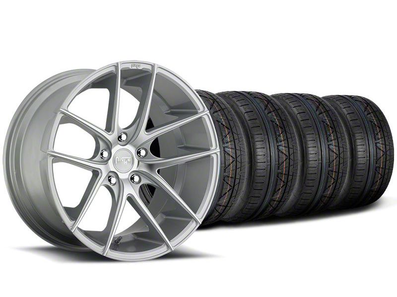 Niche Targa Matte Silver Wheel and NITTO INVO Tire Kit; 20x8.5 (05-14 Mustang)