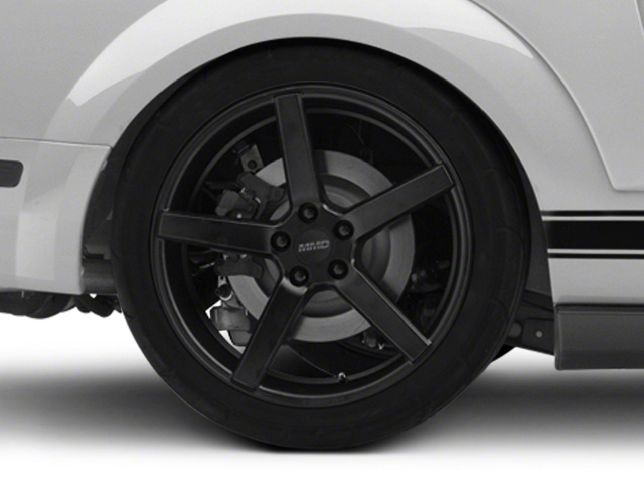 MMD 551C Matte Black Wheel; 20x8.5 (05-09 Mustang)