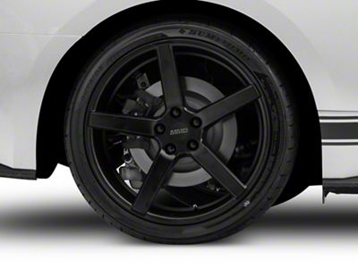 MMD 551C Matte Black Wheel; Rear Only; 20x10 (15-23 Mustang GT, EcoBoost, V6)