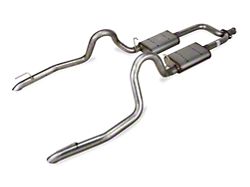 Pypes Street Pro Dual Cat-Back Exhaust with Turn Down Tips (98-04 Mustang V6)