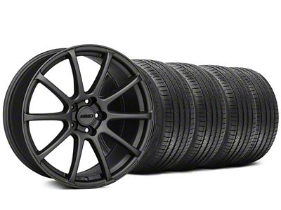 MMD Axim Charcoal Wheel and Sumitomo Maximum Performance HTR Z5 Tire Kit; 20x8.5 (05-14 Mustang)