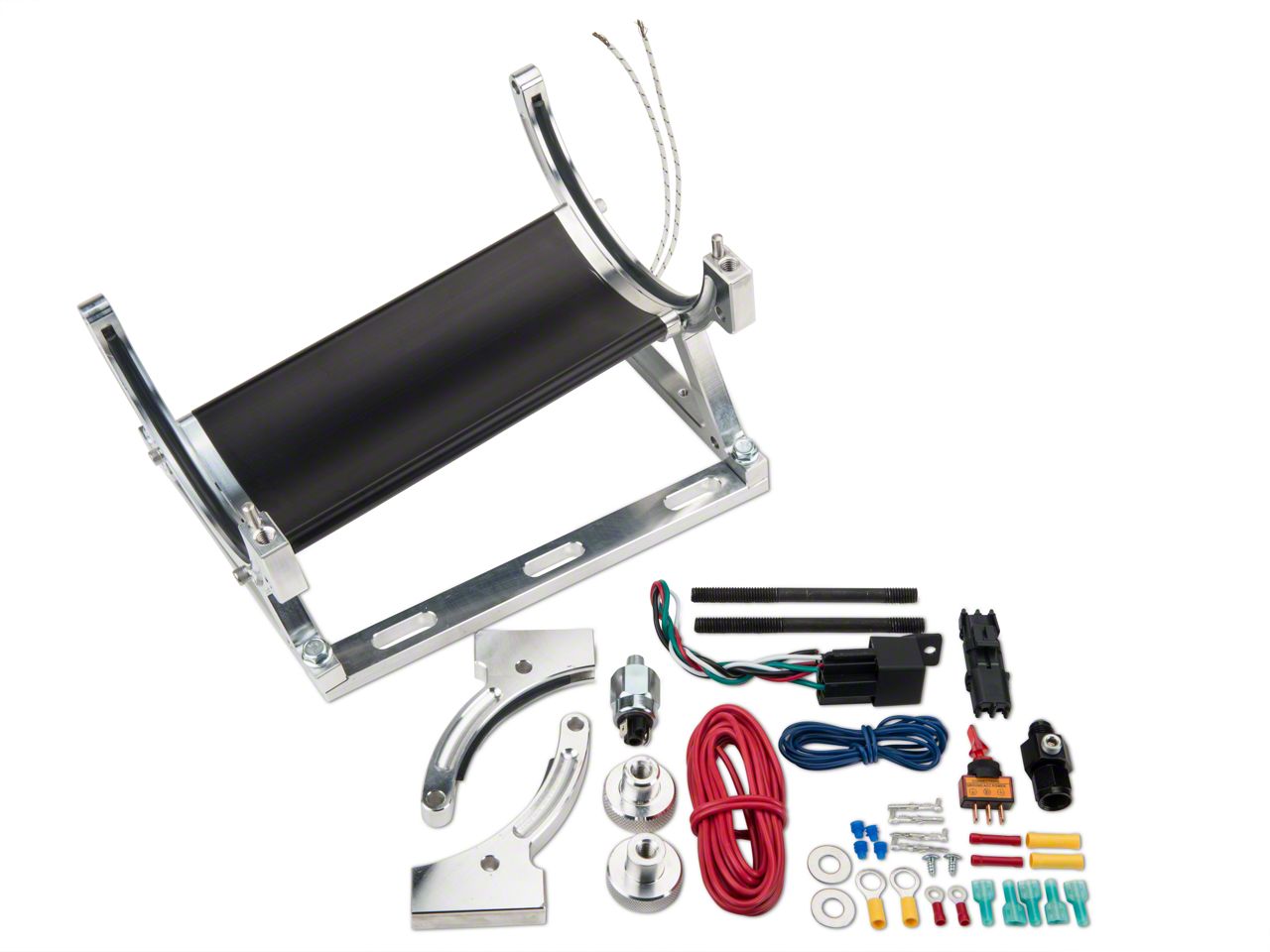 Nitrous Outlet Mustang Heated Billet Bottle Bracket Kit 00320144