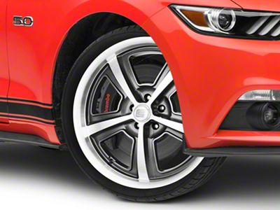 Shelby CS69 Hyper Black Wheel; 20x9 (15-21 GT, EcoBoost, V6)