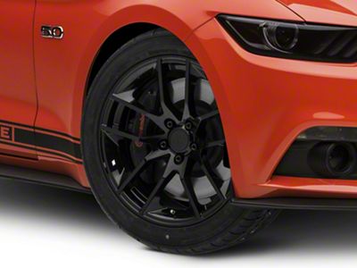 Magnetic Style Gloss Black Wheel; 19x8.5 (15-23 Mustang GT, EcoBoost, V6)
