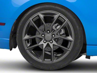 Magnetic Style Charcoal Wheel; Rear Only; 20x10 (10-14 Mustang)