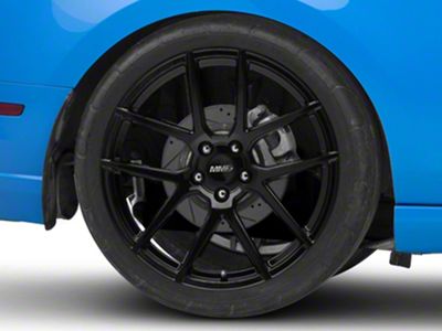 MMD Zeven Gloss Black Wheel; Rear Only; 20x10 (10-14 Mustang)