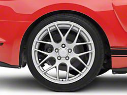 AMR Silver Wheel; Rear Only; 19x11 (15-23 Mustang GT, EcoBoost, V6)