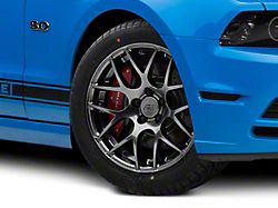 AMR Dark Stainless Wheel; 18x8 (10-14 Mustang, Excluding 13-14 GT500)