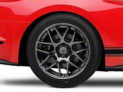 AMR Dark Stainless Wheel; Rear Only; 19x10 (15-23 Mustang GT, EcoBoost, V6)