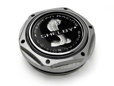 Shelby Razor and SuperSnake Style Replacement Center Cap; Chrome (Fits Shelby Razor or SuperSnake Style Wheels Only)