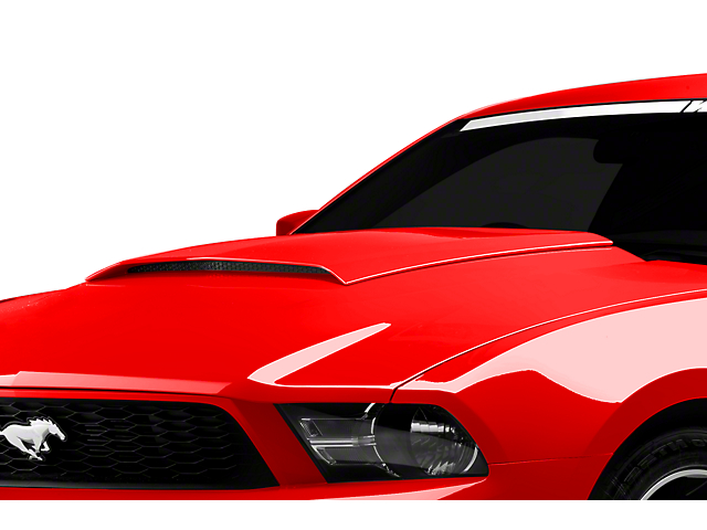 SpeedForm Hood Scoop; Unpainted (10-12 Mustang GT, V6)