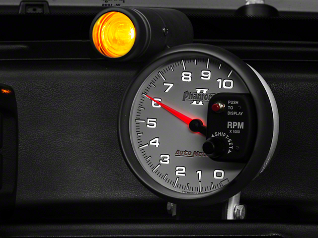 Auto Meter Phantom II 5-Inch Tachometer with Shift Light (Universal; Some Adaptation May Be Required)