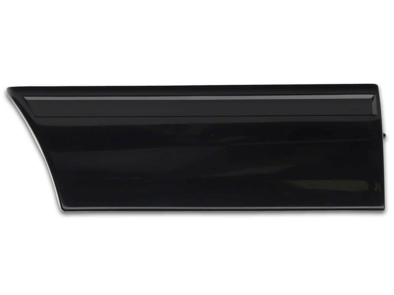 OPR Front Right Side Fender Molding; Front (91-93 Mustang LX)