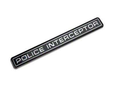 SpeedForm Police Interceptor Emblem (Universal; Some Adaptation May Be Required)
