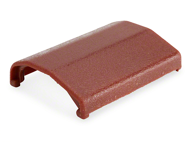 OPR Seat Belt Buckle Cover; Red (83-89 Mustang)