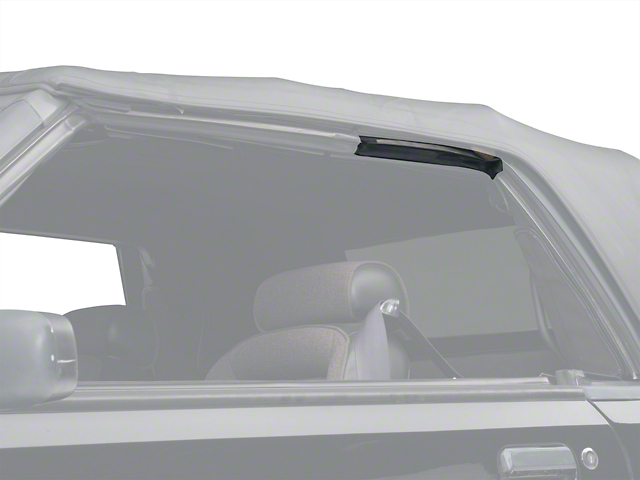 OPR Convertible Top Side Rail Weatherstrip; Left Side (83-93 Mustang Convertible)